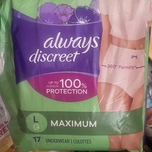 Always Discreet Maximum Underwear